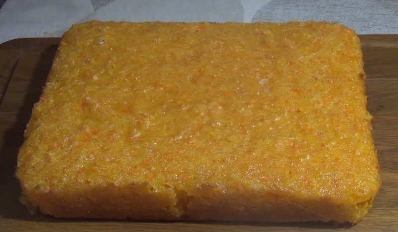 Тыквенно-лимонный манник без муки, масла и яиц: быстрый и сочный осенний пирог. Красавец-манник на кефире в лимонной заливке!