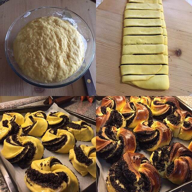 Булочки с маком. 5 вкусных рецептов маковых булочек из дрожжевого и бездрожжевого теста