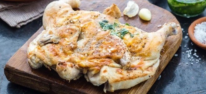 Цыпленок табака — рецепт вкусного грузинского блюда