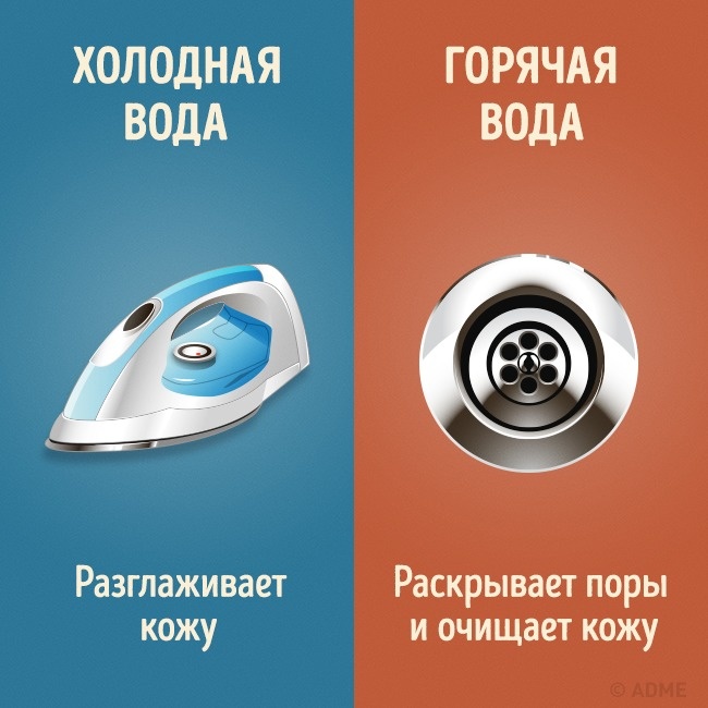 9 отличий холодного душа от горячего