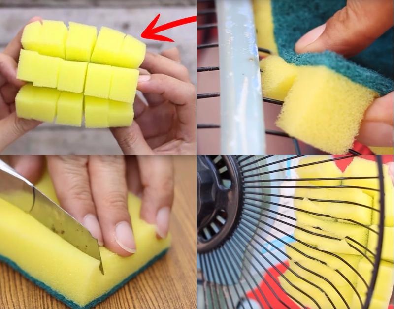 Просто разрежь губку на несколько частей… Вкуси блаженство от уборки!