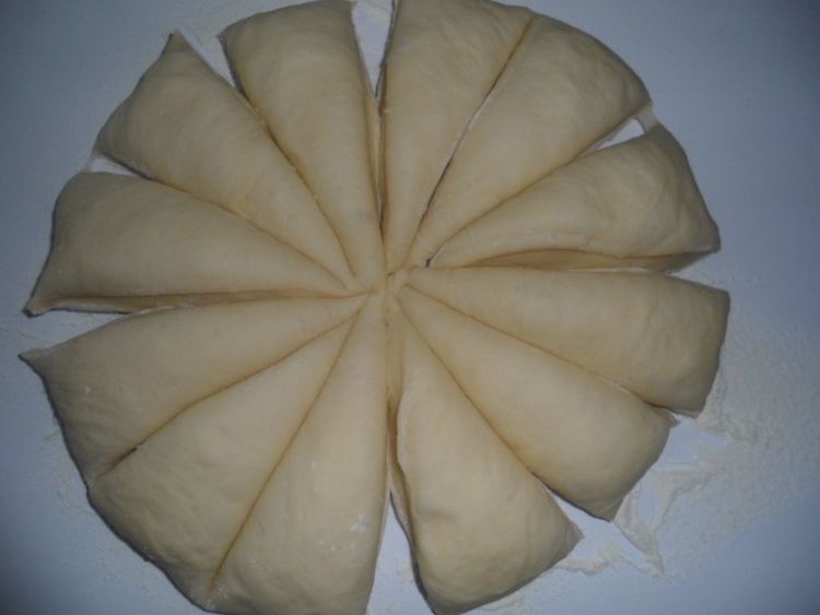 Рогалики мягкие, с повидлом