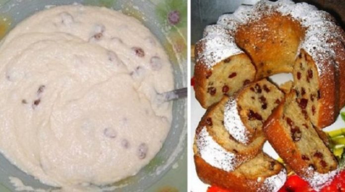 Пышный и вкусный пирог-пятиминутка