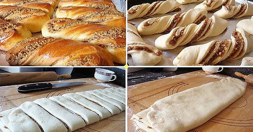 Булочки с орехами