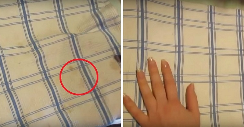 Как отбелить кухонные полотенца