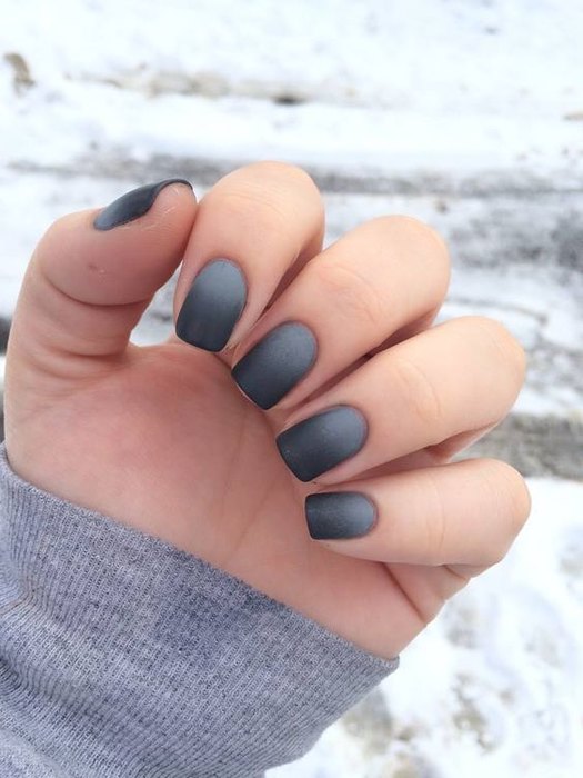 Серый — это не скучно! 50 вариантов модного маникюра в серых тонах
