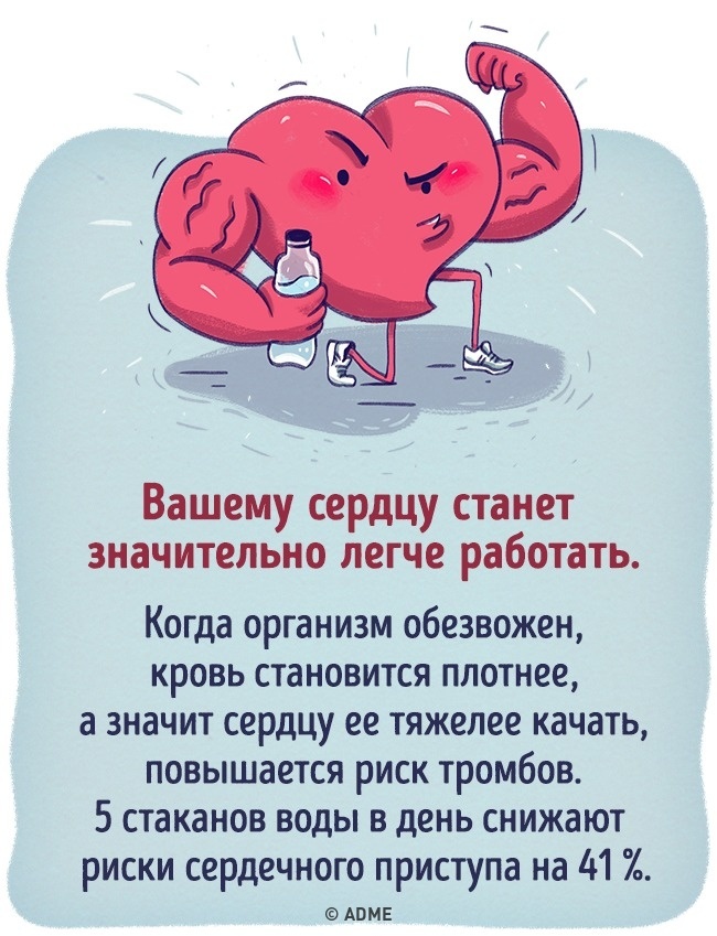 Что будет, если все напитки заменить водой