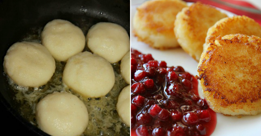 Манники на сковороде