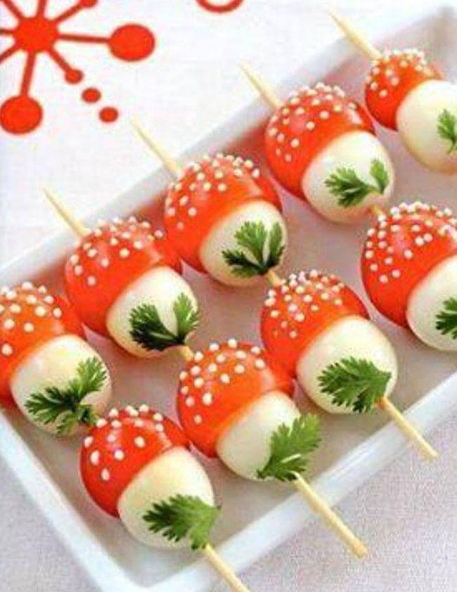 12 оригинальных идей для украшения закусок