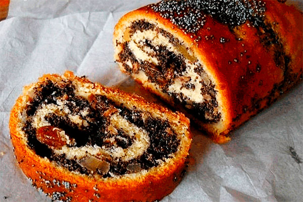 Ставропольский рецепт самого вкусного макового рулета