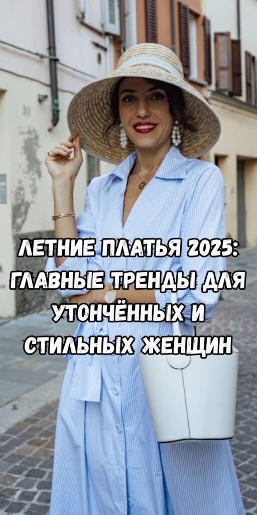 Летние платья 2025: главные тренды для утончённых и стильных женщин