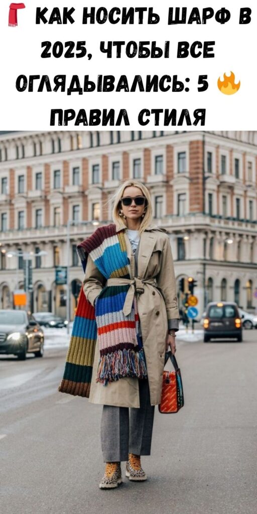 🧣 Как носить шарф в 2025, чтобы все оглядывались: 5 🔥правил стиля